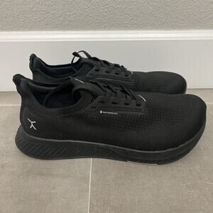 Flux Adapt Runner Mens Size 11/Womens 12.5 Black Athletic Knit Waterproof Shoes